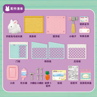 Mimiworld Bonnie Bunny House Simulation Electric Pet Play House Toy for Girls