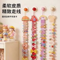 Cartoon Cute Multifunctional Kids Hair Accessories Storage Wall Hanging Organizer for Hair Clips Headwear