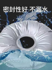 Water Weighted Base Bag for Outdoor Umbrella Stand, Round Sandbag for Canopy and Flagpoles