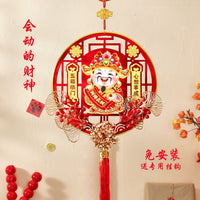 2026 Year of the Horse Chinese New Year Shaking God of Wealth Hanging Ornament for Festive Home Decor