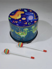 Kids' Percussion Drum Toy for Toddlers and Infants, Hand Drum with Sticks