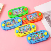 Retro Water Ring Toss Game Machine Toy for Kids, Stress Relief Handheld Console