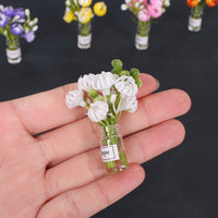 Miniature Dollhouse Flower Vase Ornament for Creative Home Scene Photography Props