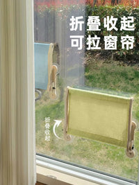 Cat Hammock Balcony Window Perch Suction Cup Mounted Cat Bed Swing for Viewing