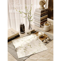 New Chinese Style Tea Table Cover Waterproof Stain-Resistant Tea Tray Dust Cloth Zen Tea Set Multi-functional Tea Tray Cover