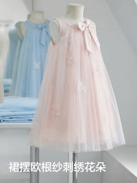 Balabala Girls' Summer Princess Dress Breathable Tulle Skirt