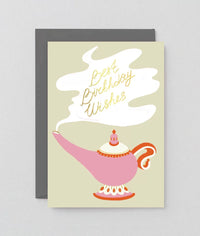 Wrap British Imported Naughty Birthday Greeting Card for Girl Couple, Congratulations Blessing Card by Illustrator Buturkova