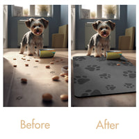 Waterproof Non-Slip Pet Feeding Mat for Dogs and Cats, Easy Clean Washable Placemat