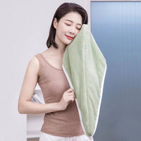 Dual-Sided Thickened Coral Fleece Hair Drying Towel Cap for Adults, Super Absorbent and Quick Dry