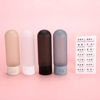 Travel Bottle Set for Cosmetics, Spray, Toner, Shampoo, Lotion, and Cream - 60ml