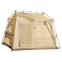 Portable Outdoor Camping Tent with One Room and One Hall, Aluminum Alloy, Rainproof, Sunscreen, Automatic Setup