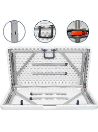 Portable Folding Square Table for Home Dining, Mahjong, or Outdoor Use