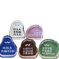 Anxiety Relief Acrylic Desk Ornament for Office Workers