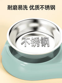 Automatic Pet Feeder with Water Dispenser and Stainless Steel Bowls for Cats and Dogs