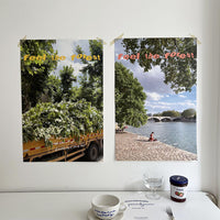 Autumn Forest Art Poster, Korean Ins Style Fresh Decorative Wall Hanging