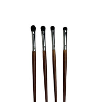 Cangzhou 4-Piece Pure Wool Eyeshadow Brush Set for Blending and Detailing