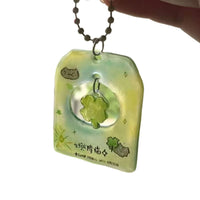 Good Luck Charm Acrylic Keychain for Friends & Graduates