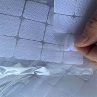 Self-Adhesive Hook and Loop Fasteners for Files and Quiet Books, Square Back Glue Magic Tape