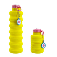 Collapsible Silicone Water Bottle for Sports & Outdoors, 700ml Portable Hydration