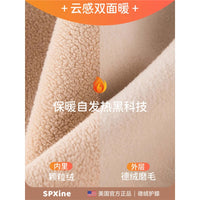 Thermal Velvet Knee Warmers for Women - Long Tube Leg Sleeves for Winter Cold Protection