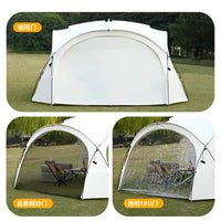 Dome Canopy Tent with Thickened Aluminum Poles for Outdoor Camping, Windproof, Rainproof, Sunshade