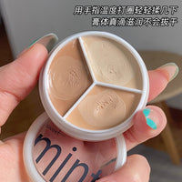 Sweet Mint 3-Color Concealer Palette for Blemishes, Acne Marks, and Dark Circles