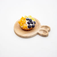 Miniature Dollhouse Food Props Fruit Pie Set for 1:6 and OB11 Dolls