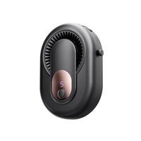 Portable USB Rechargeable Neck Fan with Digital Display, 5-Speed, Quiet Operation