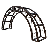 European Iron Art Archway Pergola for Climbing Plants, Garden Villa Entrance Rose Support