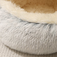 Pet Shell Bed for Cats and Dogs, Warm Semi-Enclosed Winter Pet House