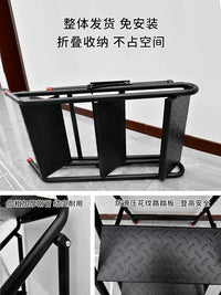 Foldable Carbon Steel 3-4 Step Ladder Stool for Home and Industrial Use