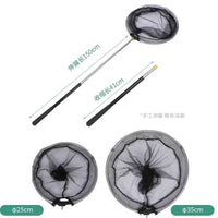 Ultralight Portable Fishing Landing Net Pole and Head Set