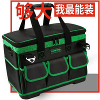 Oxford Cloth Square Tool Bag for Electricians and Carpenters, Portable Repair Tool Storage