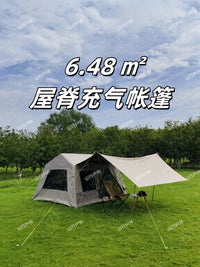 Outdoor Inflatable Blackout Tent 2-in-1 Shelter for Overnight Camping