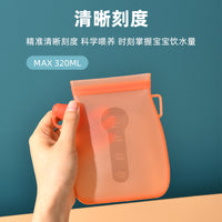 Reusable Silicone Food Storage Bag for Breast Milk, Freezer Safe, Leakproof, High Temperature Resistant