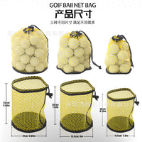 Golf Ball Mesh Storage Bag - Holds 15, 25, or 50 Balls