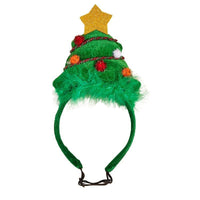 Christmas Pet Antler Headband with Bells and Bows for Dogs and Cats