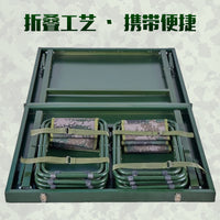 Portable Folding Field Table for Outdoor Camping and Activities