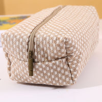 Nordic Linen-Style Tissue Box Cover, Japanese Modern Minimalist Desktop Tissue Holder for Living Room, Dining Room, Hotel, and Home Stay