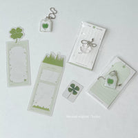 Lucky Series Acrylic Charm Bookmark with Transparent Card