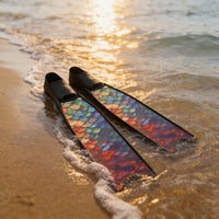 Junhai Yins Professional Fiberglass Long Freediving Fins for Men and Women