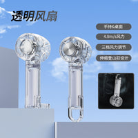 Portable USB Handheld Fan with Ice Compress Function and Turbo Design