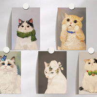 10-Pack Cat Photo Album Cards Aesthetic Postcards for DIY Room Wall Decor