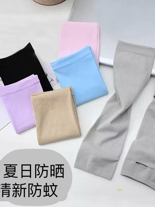 Unisex UV Protection Cooling Arm Sleeves for Outdoor Sports and Driving