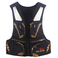Fishing Life Vest High Buoyancy Adjustable for Sea and Shore Fishing