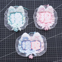 Anime Character Reflective Non-Woven Bag Charm Luggage Tag