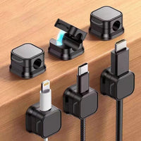 Magnetic Cable Organizer Clips for Desk and Car