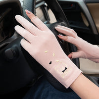 UV Protection Fingerless Gloves for Nail Art, Driving, and Cycling