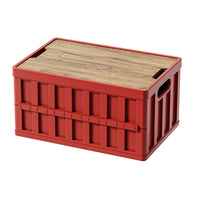 Foldable Outdoor Camping Storage Box with Lid for Toys, Clothes, and Car Trunk Organization