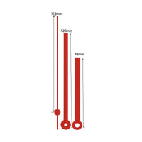 DIY Clock Hands Replacement Kit - Aluminum Metal Pointers for Clock Movement Repair, 14 Styles Available